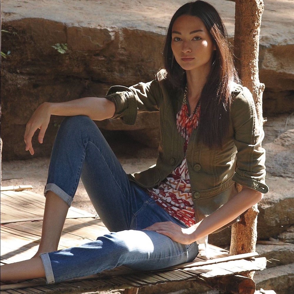 Anthropologie Dolan Lamai Embroidered T-Shirt - Picture 2 of 7